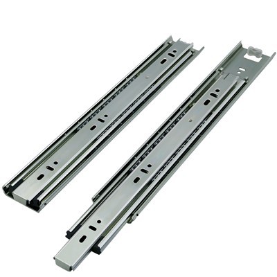 Heavy Duty Three Section Ball Bearing Slide Rail 1.5mm Thickness
